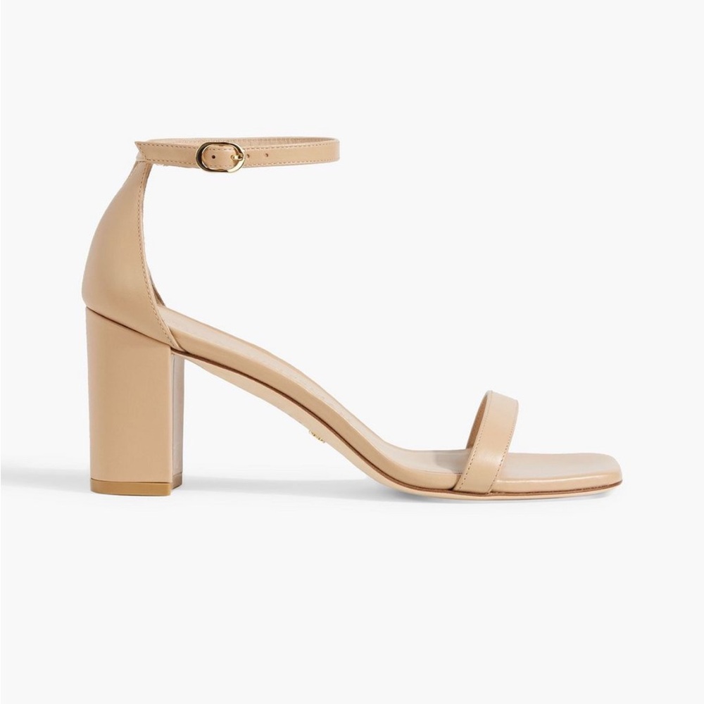 Stuart Weitzman nearlynude block sandals